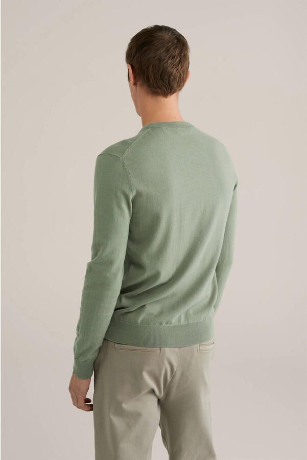 WE Fashion trui fijn gebreid lichtgroen - Foto 3