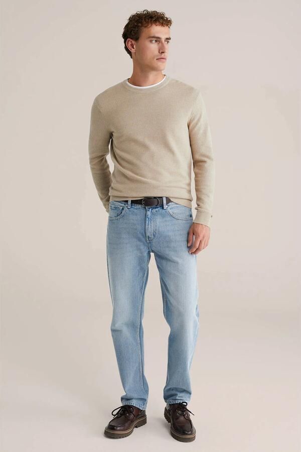 WE Fashion trui gebreid beige - Foto 2