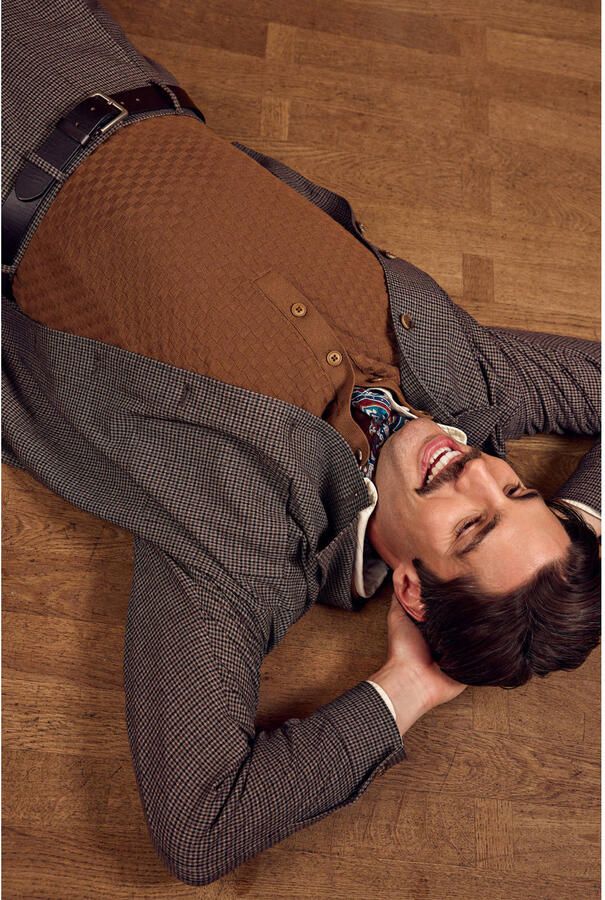 WE Fashion trui gebreid bruin - Foto 2
