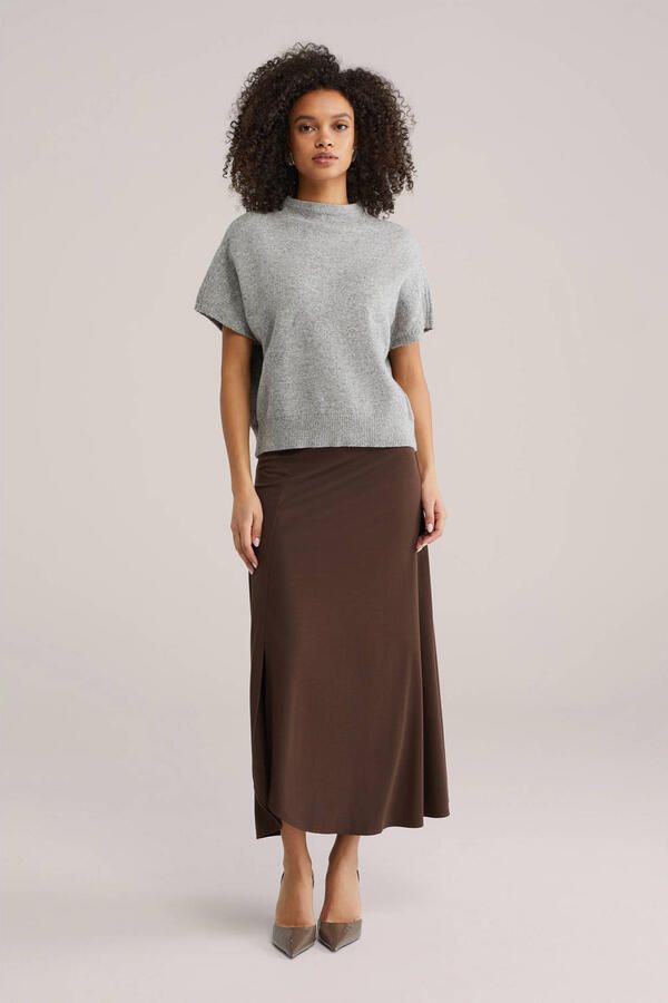 WE Fashion trui grijs gebreid - Foto 3