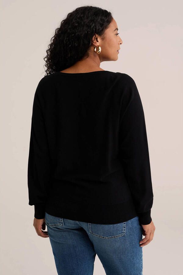 WE Fashion trui Plus Size zwart - Foto 3