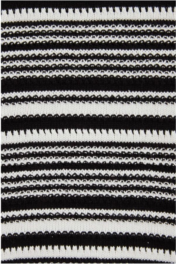 WE Fashion trui zwart rib gebreid - Foto 2
