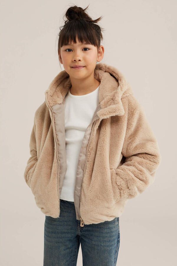 WE Fashion tussenjas beige
