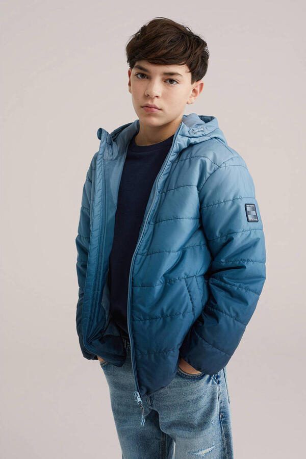WE Fashion tussenjas blauw