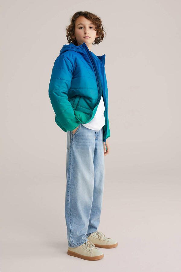 WE Fashion tussenjas blauw