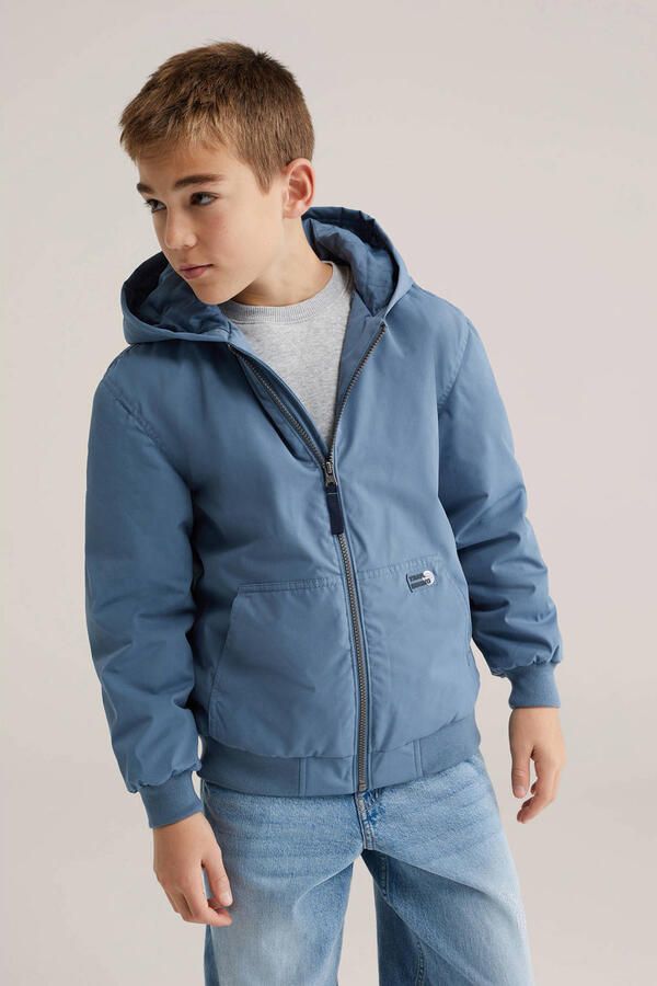 WE Fashion tussenjas blauw