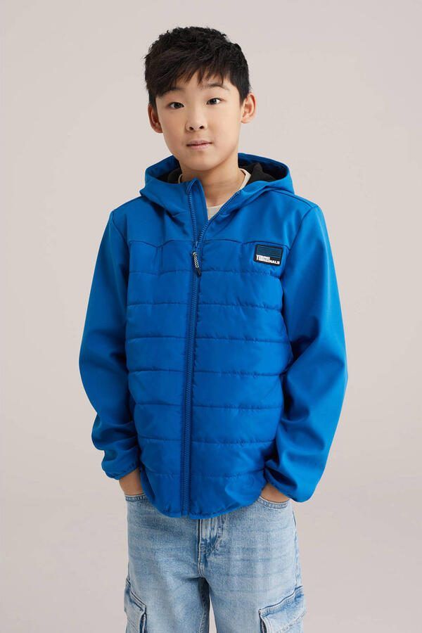 WE Fashion tussenjas marineblauw