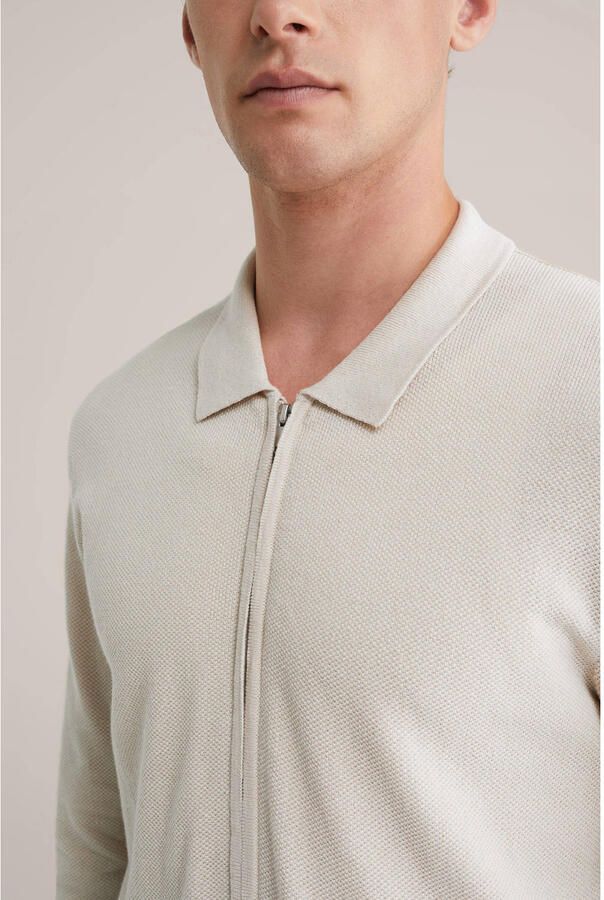 WE Fashion vest gebreid ecru - Foto 2