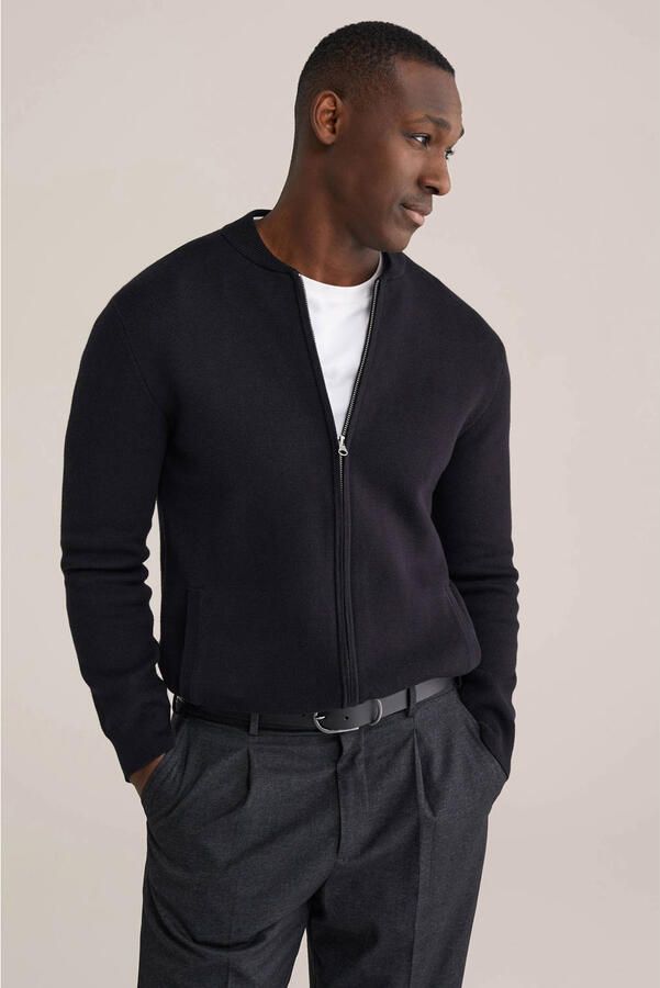 WE Fashion vest gebreid zwart - Foto 2