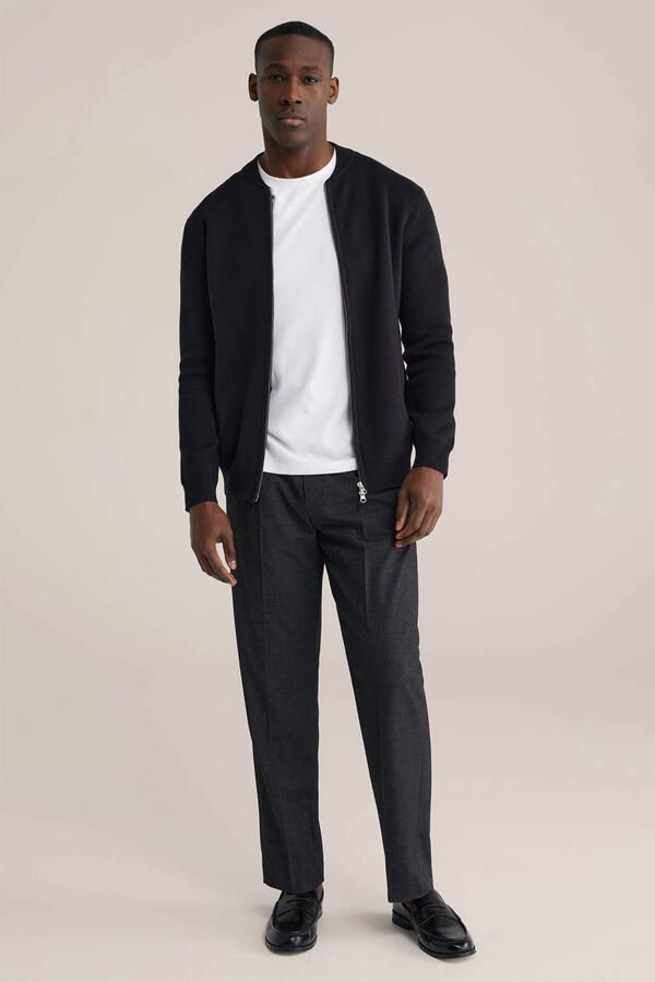 WE Fashion vest gebreid zwart - Foto 3