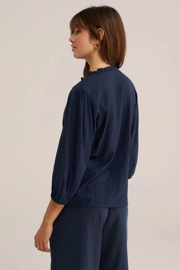 WE Fashion viscose blouse blauw - Foto 2