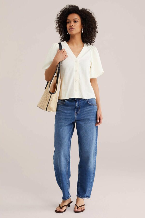 WE Fashion viscose blouse ecru - Foto 3