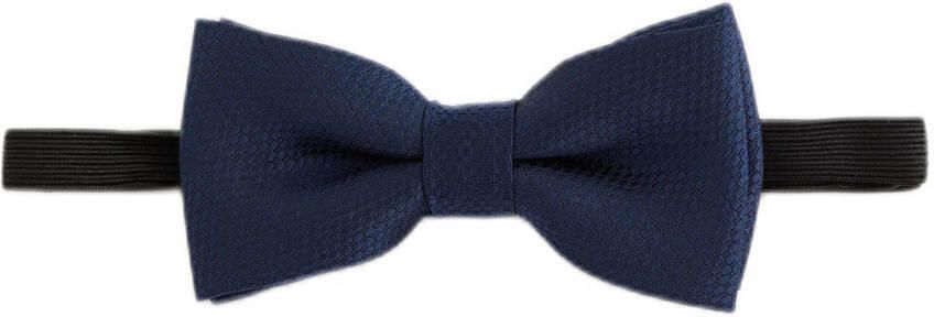 WE Fashion vlinderdas marine blauw