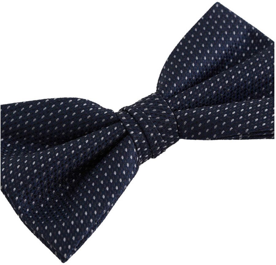 WE Fashion vlinderdas met stippen donkerblauw