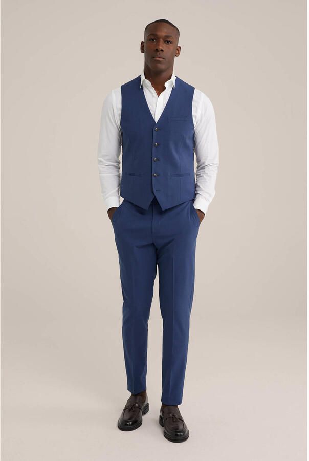 WE Fashion WE Fundamentals gilet blauw - Foto 2