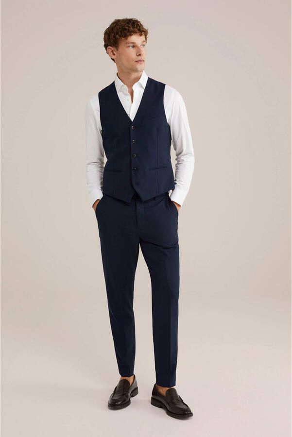 WE Fashion WE Fundamentals gilet donkerblauw - Foto 2