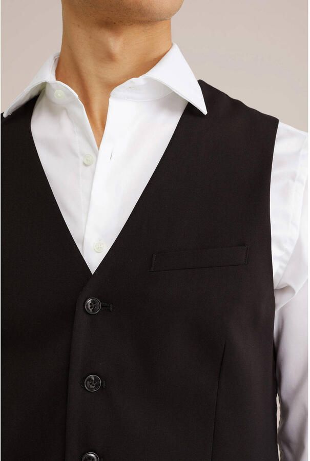 WE Fashion WE Fundamentals gilet zwart