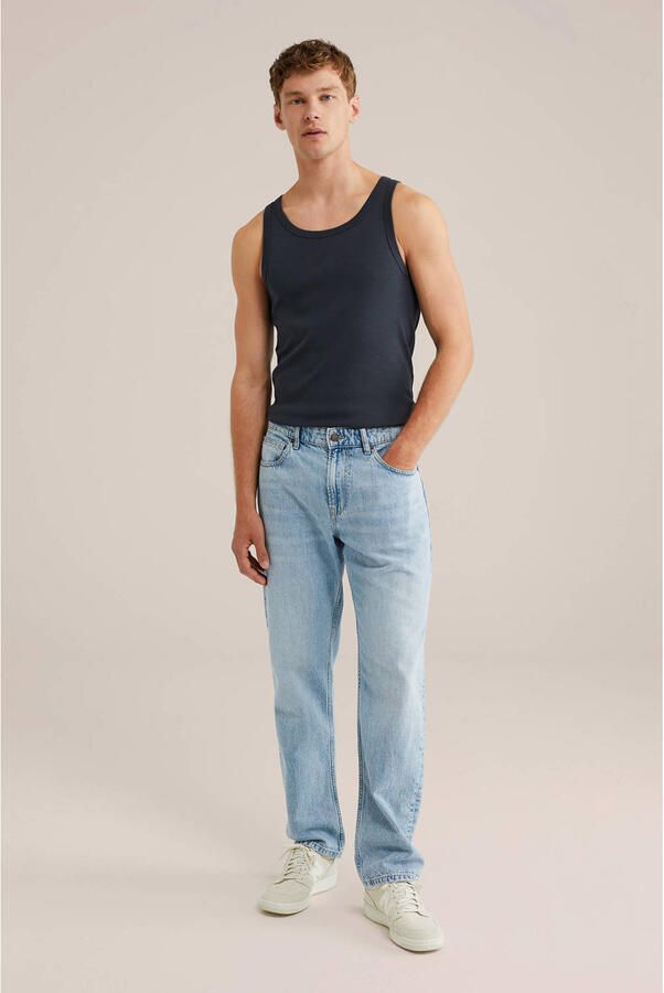 WE Fashion WE Fundamentals hemd donkerblauw - Foto 2