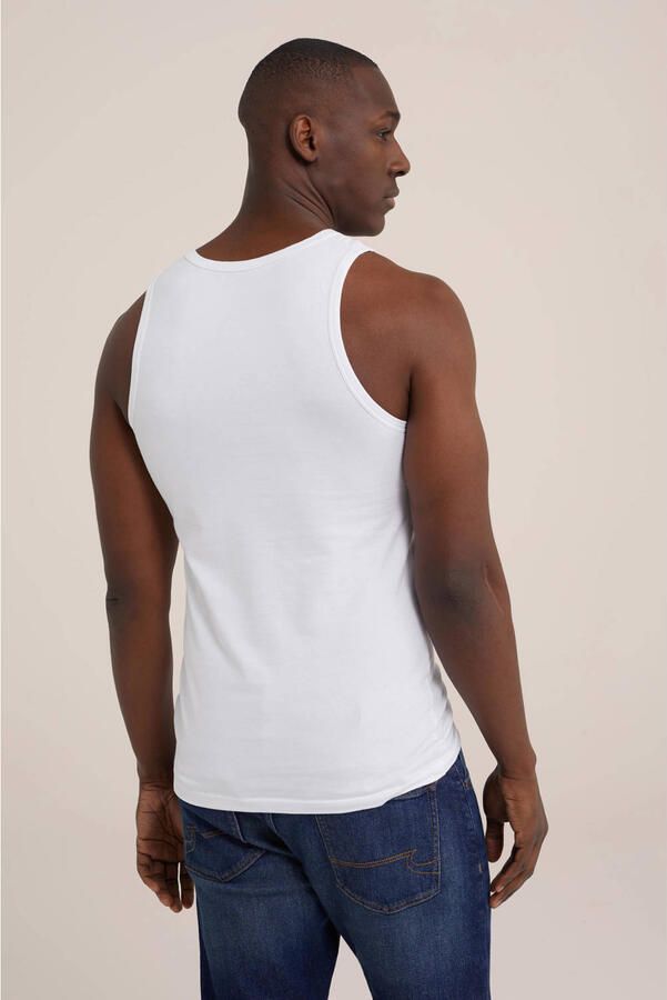 WE Fashion WE Fundamentals hemd (set van 2) wit