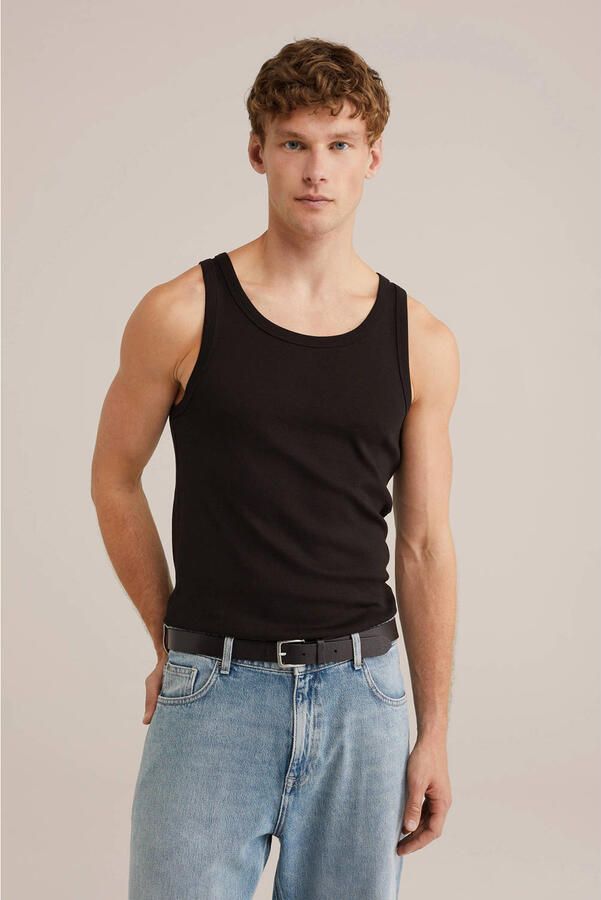 WE Fashion WE Fundamentals hemd zwart