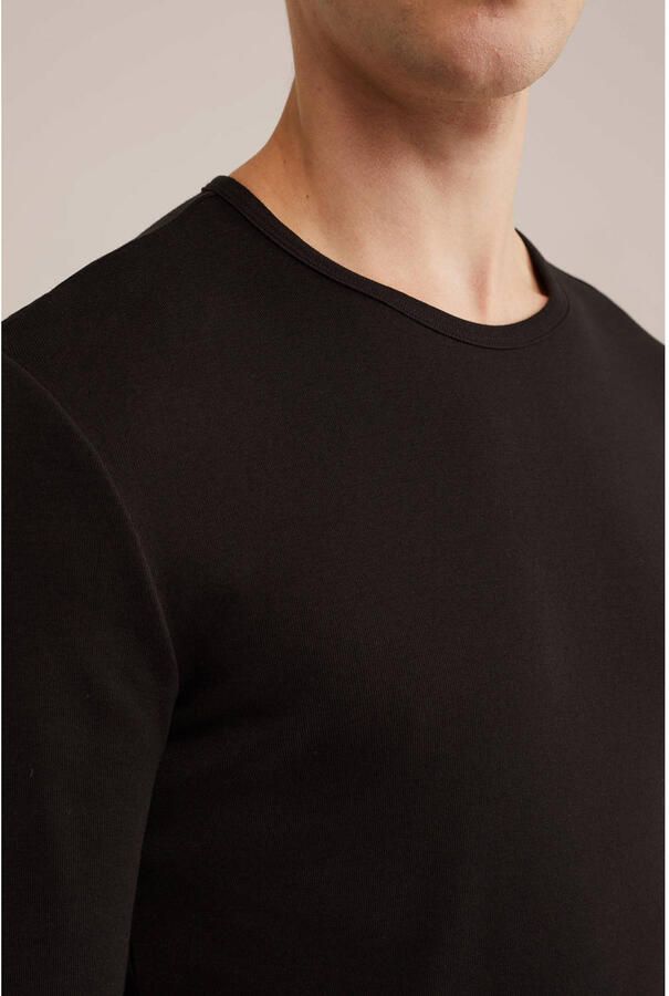 WE Fashion WE Fundamentals longsleeve zwart - Foto 2