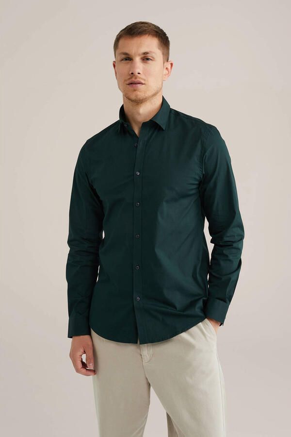 WE Fashion WE Fundamentals overhemd coal - Foto 2