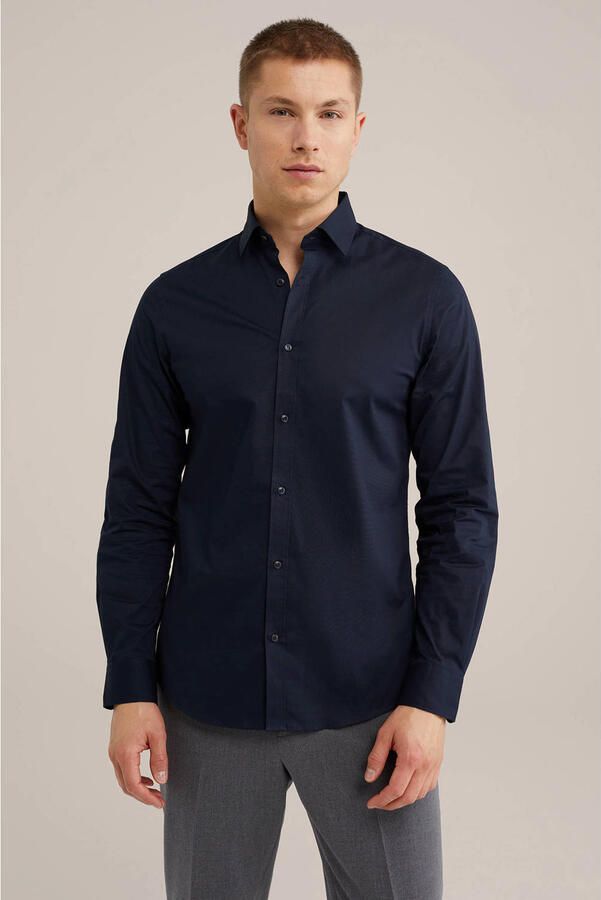 WE Fashion WE Fundamentals overhemd heavy blue - Foto 3