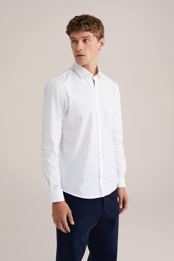 WE Fashion WE Fundamentals overhemd white uni