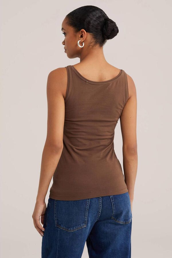 WE Fashion WE Fundamentals singlet bruin - Foto 2