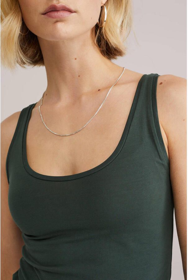 WE Fashion WE Fundamentals singlet donkergroen - Foto 2