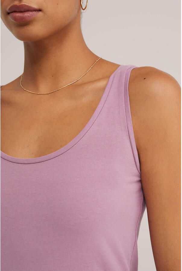 WE Fashion WE Fundamentals singlet lila - Foto 2