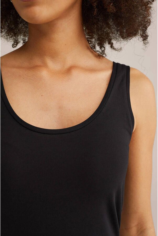 WE Fashion WE Fundamentals singlet zwart - Foto 2