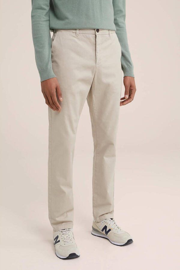 WE Fashion WE Fundamentals slim fit chino Billy beige - Foto 3