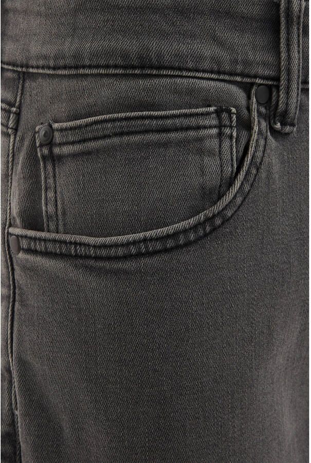 WE Fashion WE Fundamentals slim fit jeans 'rain ready' lichtgrijs