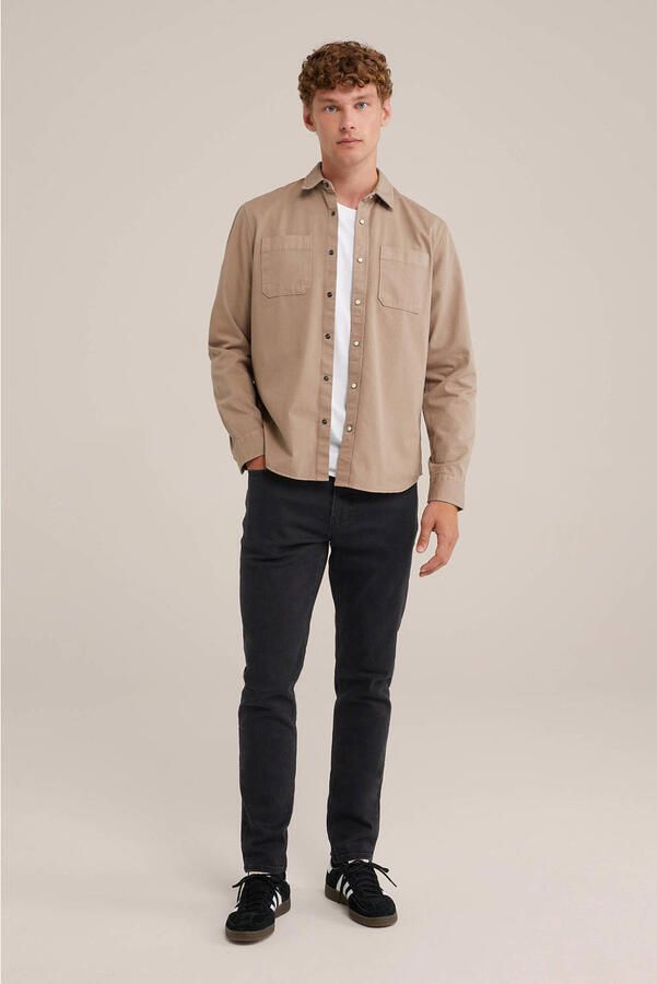 WE Fashion WE Fundamentals slim fit jeans 'rain ready' zwart - Foto 2