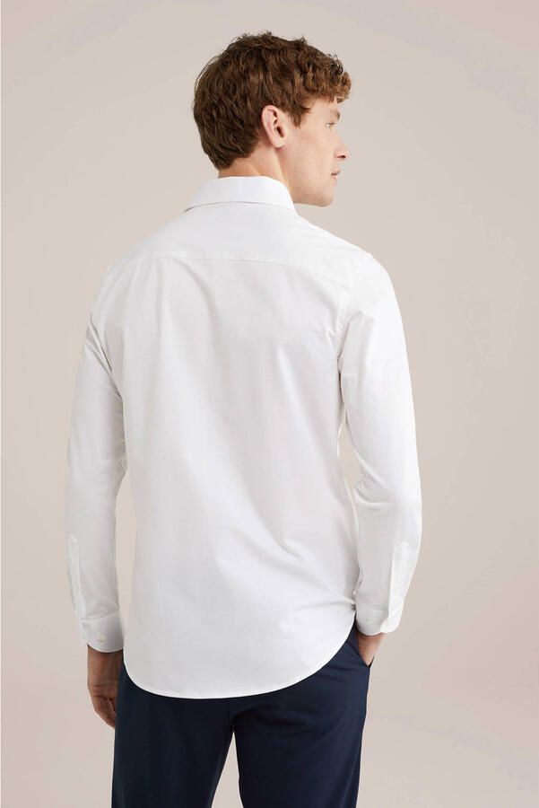 WE Fashion WE Fundamentals slim fit overhemd white