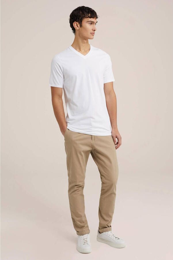 WE Fashion WE Fundamentals T-shirt tall fit (set van 2 ) wit - Foto 2