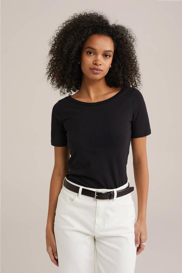 WE Fashion T-shirt zwart