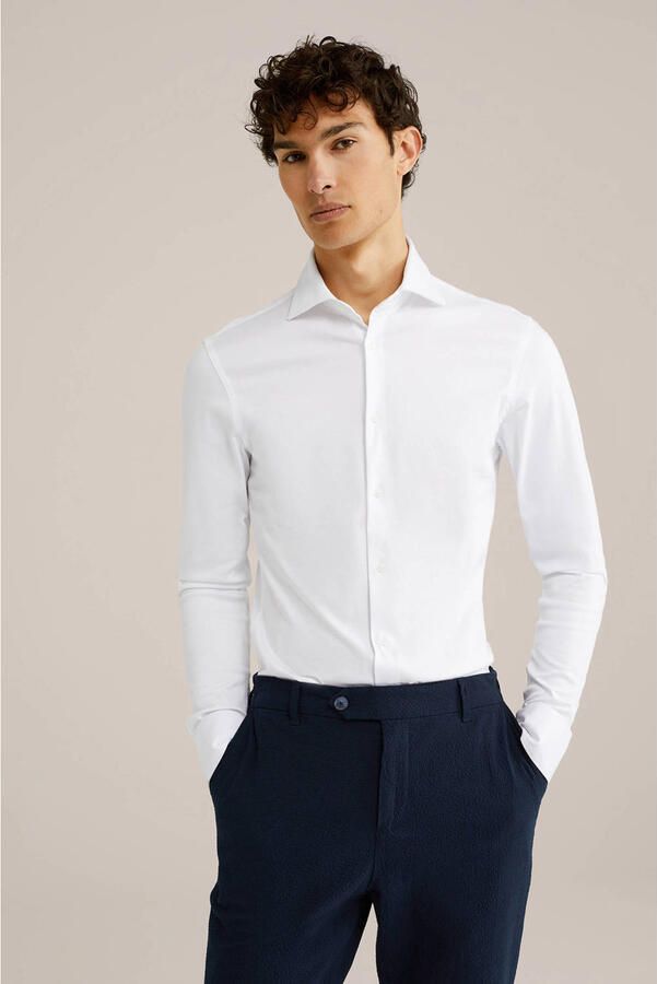 WE Fashion WE Fundamentals Tall fit casual overhemd wit