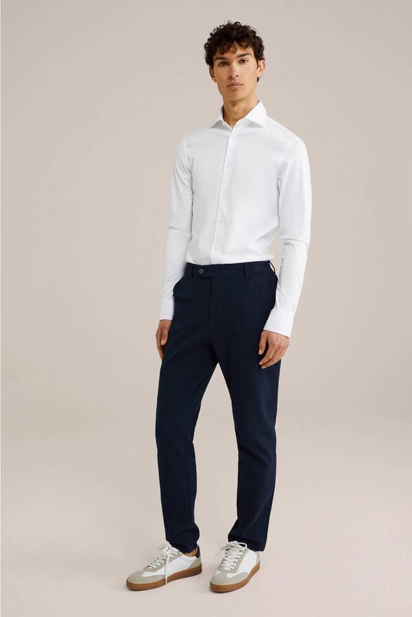 WE Fashion WE Fundamentals Tall fit casual overhemd wit - Foto 2