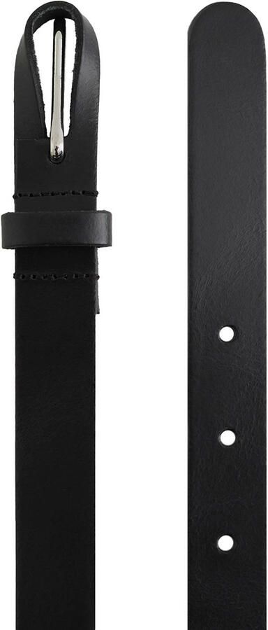 WE Fashion WE STUDIO leren riem zwart - Foto 2
