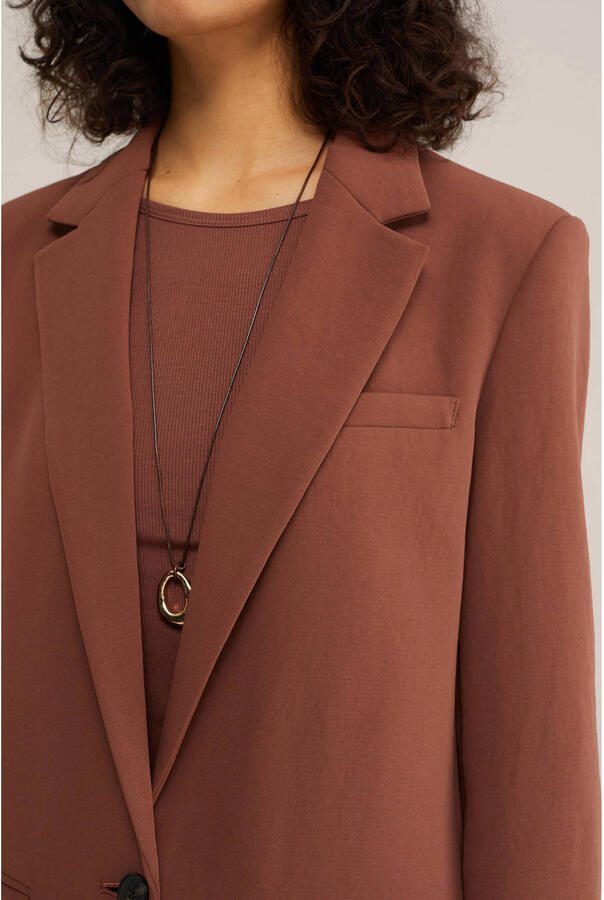 WE Fashion WE STUDIO regular blazer bruin - Foto 2