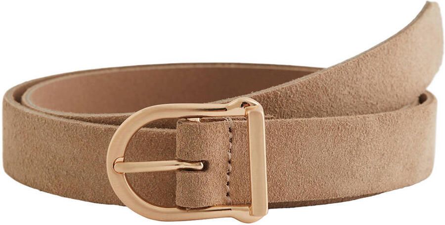 WE Fashion WE STUDIO suède riem beige