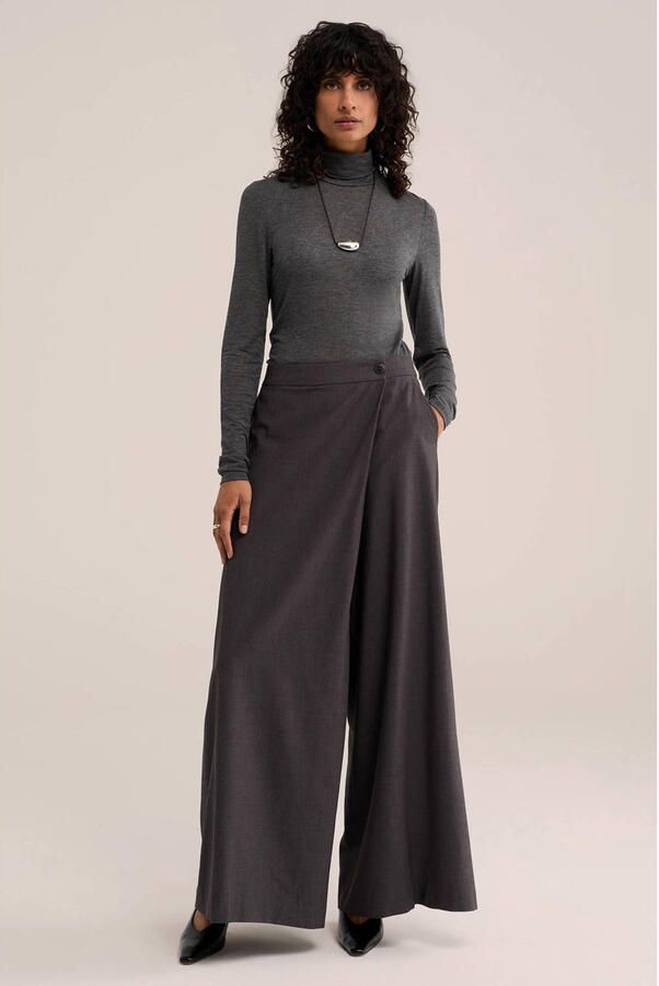 WE Fashion WE STUDIO top antraciet - Foto 2