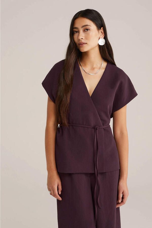 WE Fashion WE STUDIO top aubergine - Foto 3