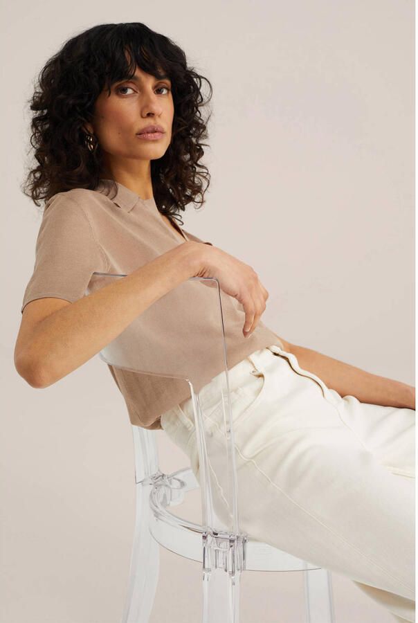 WE Fashion WE STUDIO top beige - Foto 2