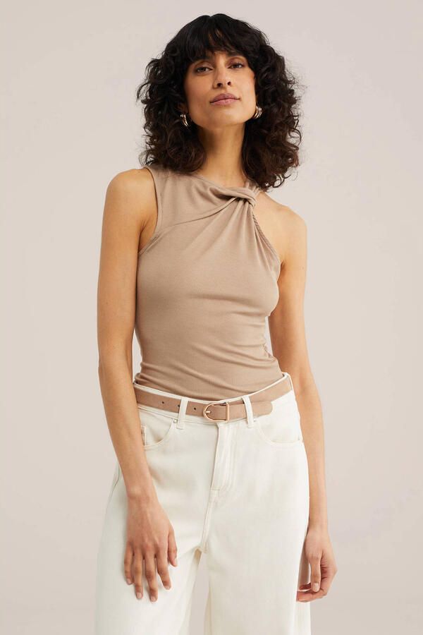 WE Fashion WE STUDIO top beige