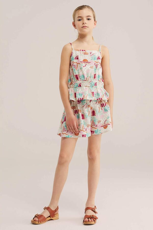 WE Fashion wide leg casual short ecru - Foto 2