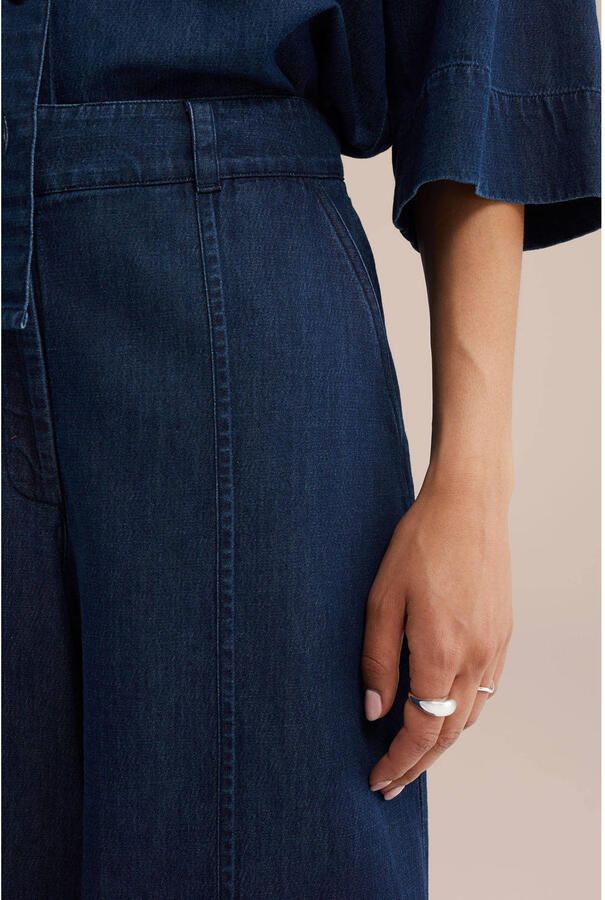 WE Fashion wide leg jeans donkerblauw - Foto 2