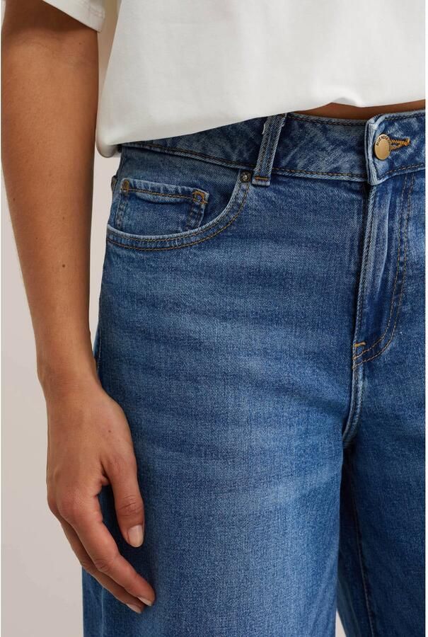 WE Fashion wide leg jeans donkerblauw - Foto 2